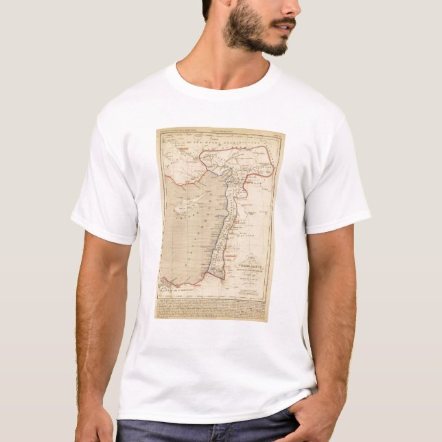T-shirt Terre Sainte, croisade da premier do la do (Frente)