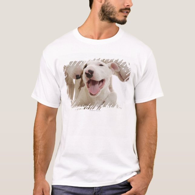 T-shirt Terrier de Bull alegres (Frente)