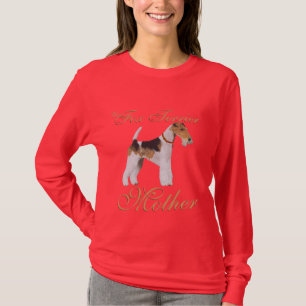 T-shirt Terrier Fox Wire Dia das Mães