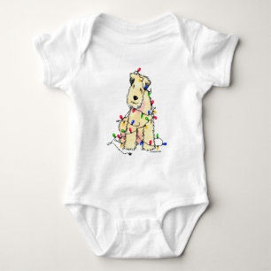 T-shirt Terrier Wheaten brandamente revestido - Natal