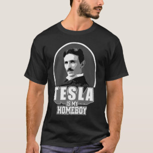 T-shirt Tesla é meu ficar em casa