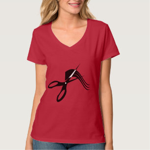 T-shirt Tesouras do barbeiro - cabeleireiro