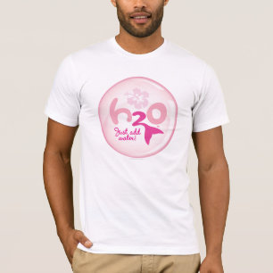 T-shirt Teste padrão cor-de-rosa da sereia