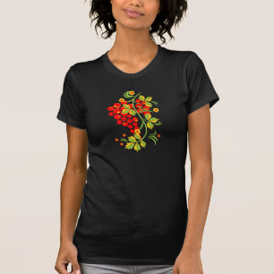 T-shirt Teste padrão de Khokhloma
