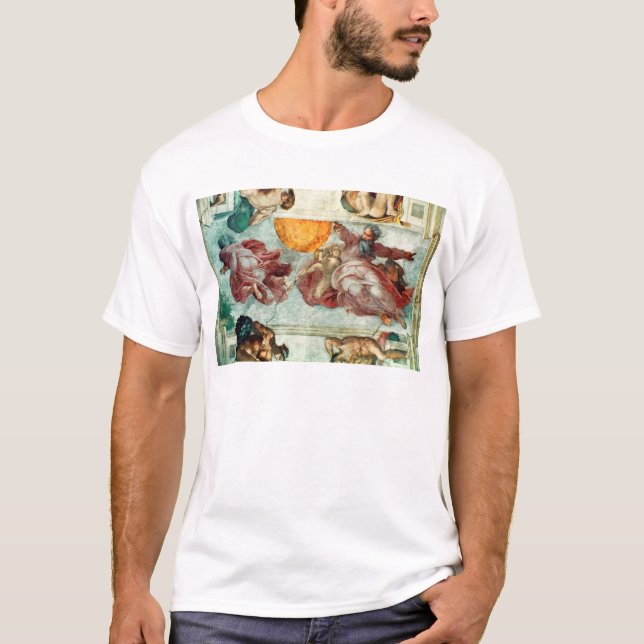 T-shirt Teto 3 da capela de Sistine (Frente)