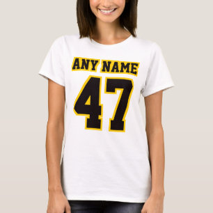 T-shirt Teto de Algodão Básico das Mulheres DOURADAS Bra