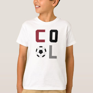 T-shirt Teto de Crianças Unisex Legal De Futebol