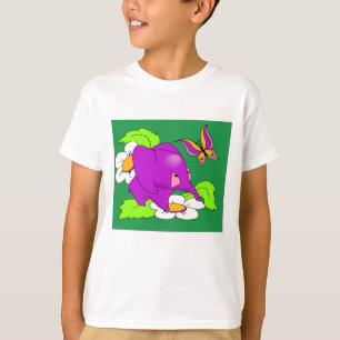 T-shirt Teto de elefante roxo