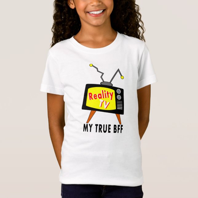 T-shirt Tevê da realidade minhas meninas antiquados do (Frente)