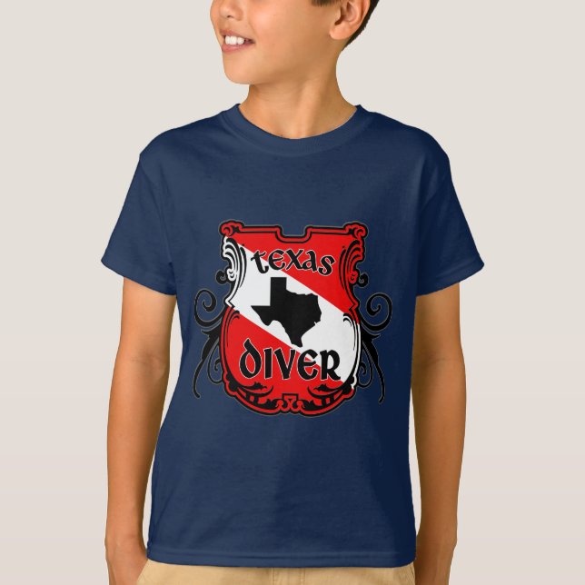 T-shirt Texas Diver (Frente)