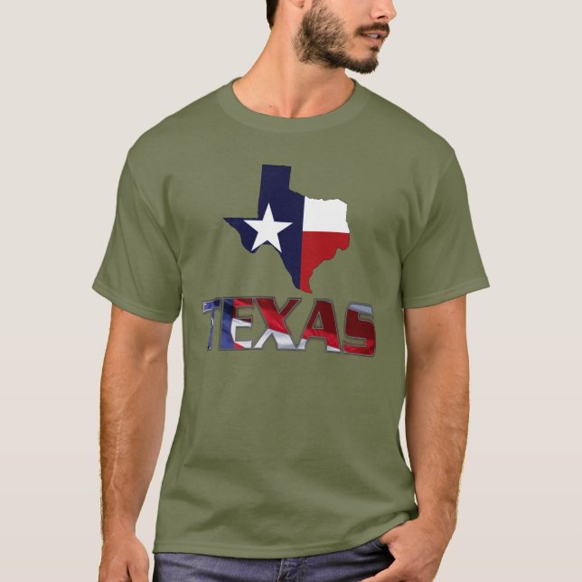 T-shirt Texas Patriótico (Frente)