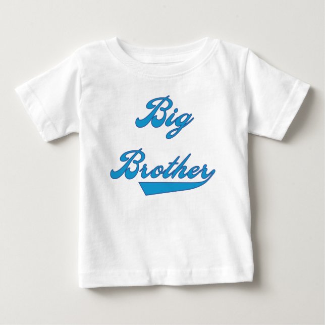 T-shirt Texto Azul do Big Brother (Frente)