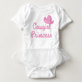 T-shirt Texto Da Princesa Cowgirl Com Chapéu