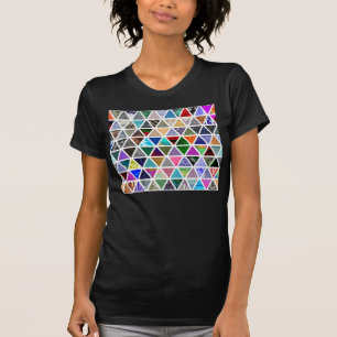 T-shirt Texturas triangulares