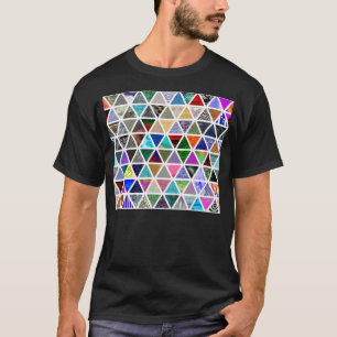T-shirt Texturas triangulares