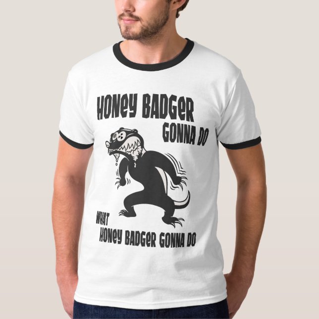 T-shirt Texugo de mel (Frente)