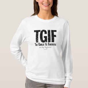 T-shirt TGIF: O Goalie é Fantástico (Hóquei)