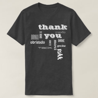 T-shirt thank you