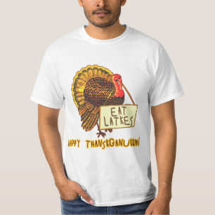 T-shirt Thanksganukkah feliz COME LATKES