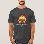 T-SHIRT THANKSGIVIKKAH FELIZ<br><div class="desc">A freira, devora, faz feno, Shin! O 28 de novembro de 2013, a acção de graças e o primeiro dia de Hanukkah coincidem. Não falte esta oportunidade da uma vez que-em-um-eternidade de comemorar tudo que é judaico e americano.</div>