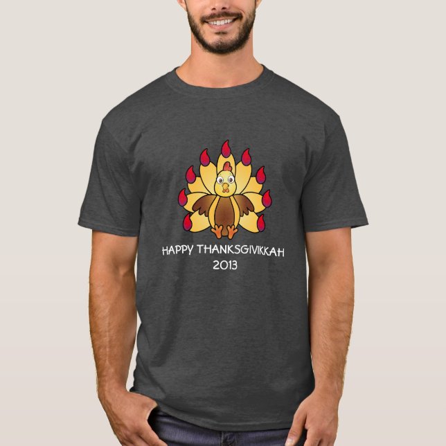 T-SHIRT THANKSGIVIKKAH FELIZ (Frente)