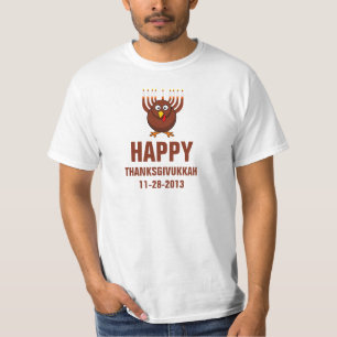 T-shirt Thanksgivukkah feliz 11-28-2013