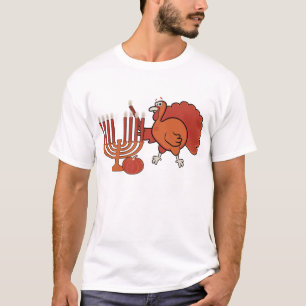 T-shirt 'Thanksgivukkah festivo