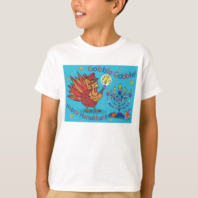 T-shirt Thanksgivukkah-T (Frente)