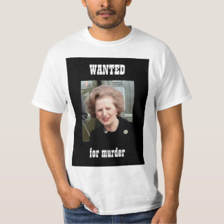 T-shirt Thatcher queria poster