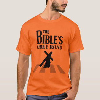T-shirt “The Bible' s Obey Road "