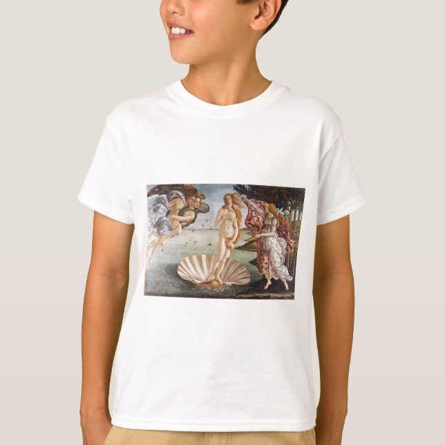 T-shirt “The Birth of Venus”の優良アパレル (Frente)