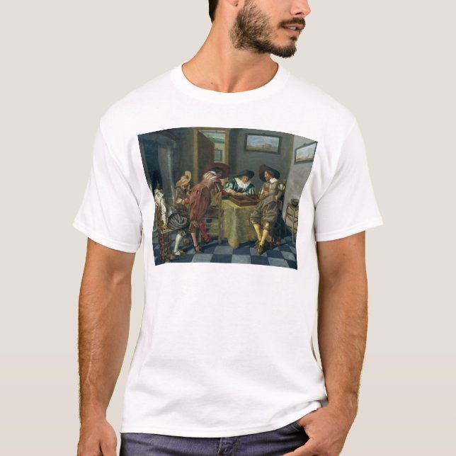 T-shirt The Game da gamão (Frente)