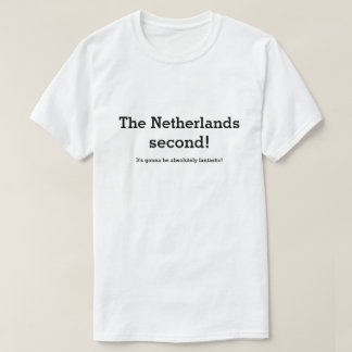 T-shirt 'The Netherlands second'