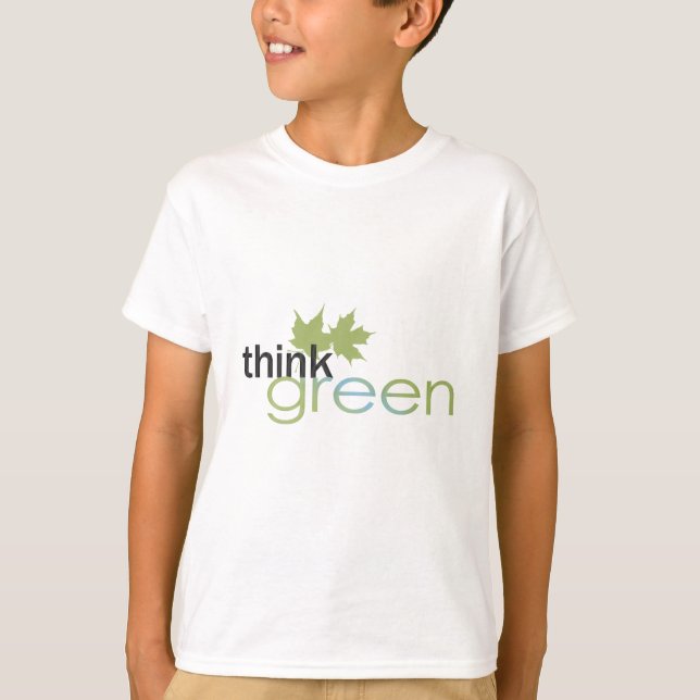 T-shirt ThinkGreen (Frente)