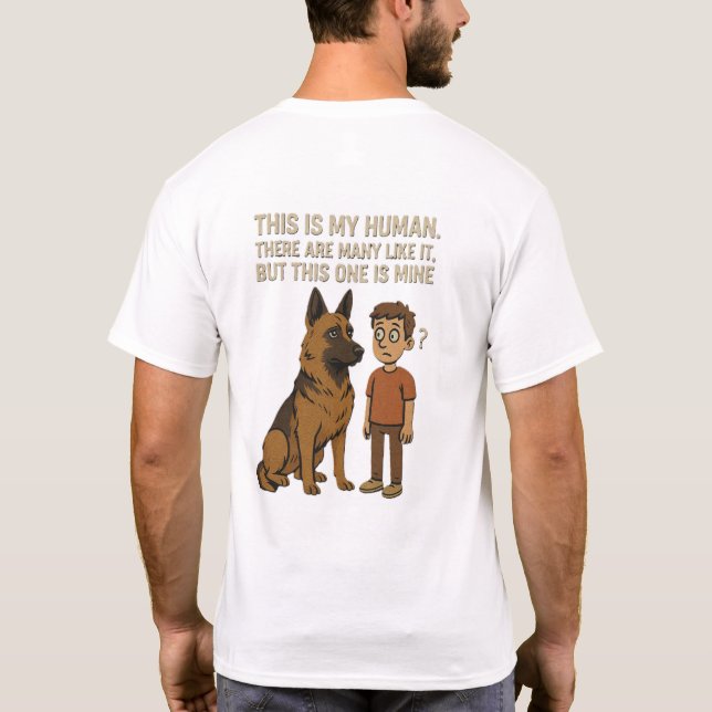 T-Shirt This is my human  (Verso)