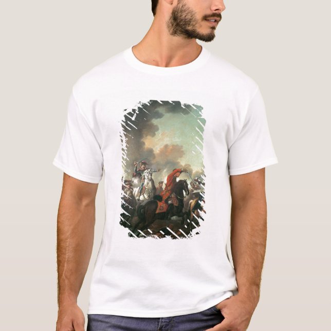 T-shirt Thomas Brown na batalha de Dettingen (Frente)