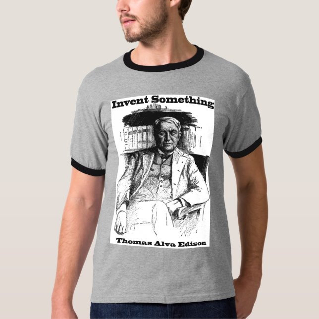 T-shirt Thomas Edison (Frente)