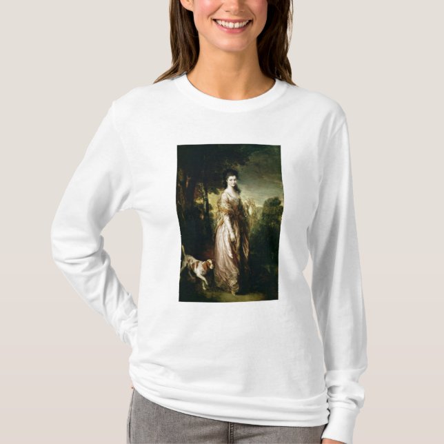 T-shirt Thomas Gainsborough |Portrait da Sra. Lowndes-Ston (Frente)