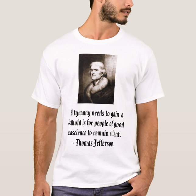 T-shirt Thomas Jefferson (Frente)