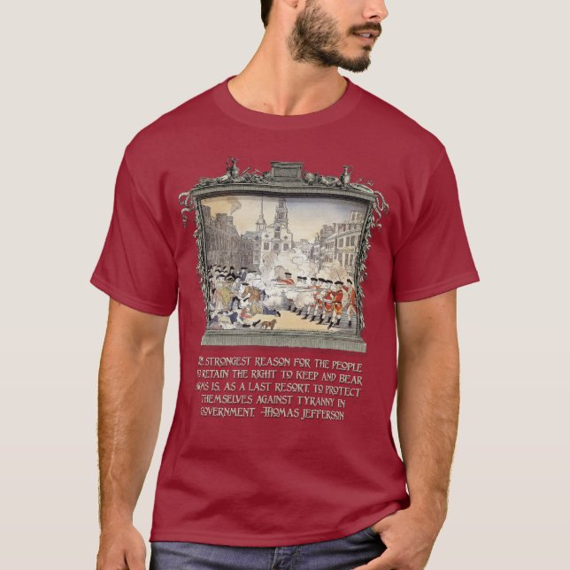 T-shirt Thomas Jefferson (Frente)