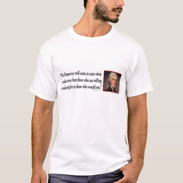 T-shirt Thomas Jefferson (Frente)