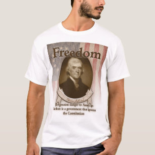 T-shirt Thomas Jefferson - liberdade