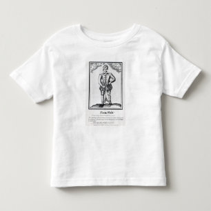 T-shirt Thomas Nashe, de um panfleto, bar. em 1597