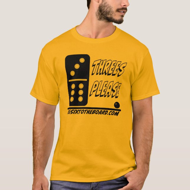 T-shirt Threes por favor (Frente)