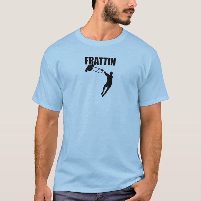 T-shirt #ThrowTheLawnmower (Frente)