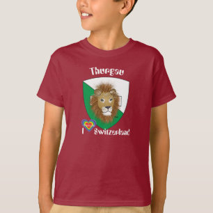 T-shirt Thurgau - Suíça Suisse - Svizzera alpargata