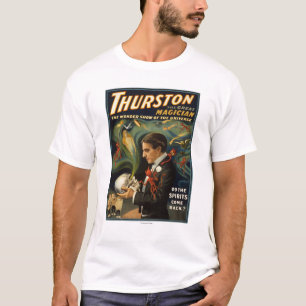 T-shirt Thurston o grande mágico que mantem o crânio