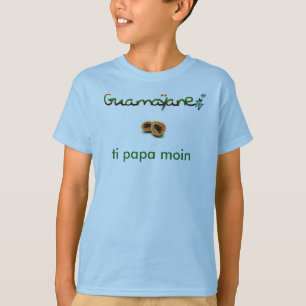 T-shirt Ti papá moins© Guamayane© > série ti-moun