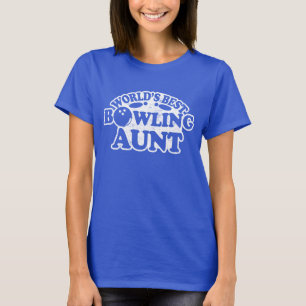 T-shirt Tia da boliche do mundo a melhor