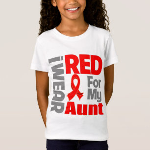 T-shirt Tia - Eu Visto Fita Vermelha